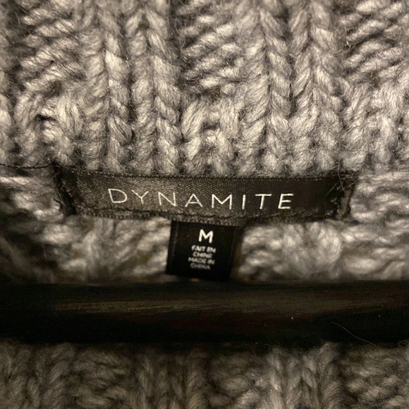 EUC - Dynamite Cable Knit Sweater - Size Medium - Picture 3 of 4